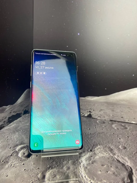 Смартфон Samsung Galaxy S10 Plus 8/128Gb Аквамарин (Витринный)