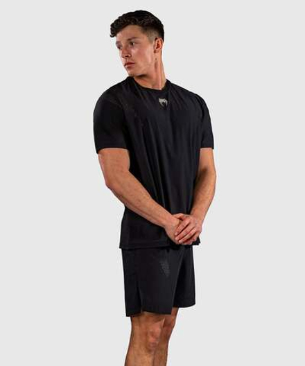 Футболка спортивная Venum Lazer Black/Grey