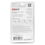 Клемма СМК 221-412 с рычагом 2 отверстия 0.2-4.0 мм2 блистер (20 шт.) EKF PROxima