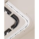 Ультратонкий алюминиевый карниз для штор, потолочный