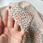 Фланель Шиповник оранжевый (Ворс с лицевой и изнаночной стороны)