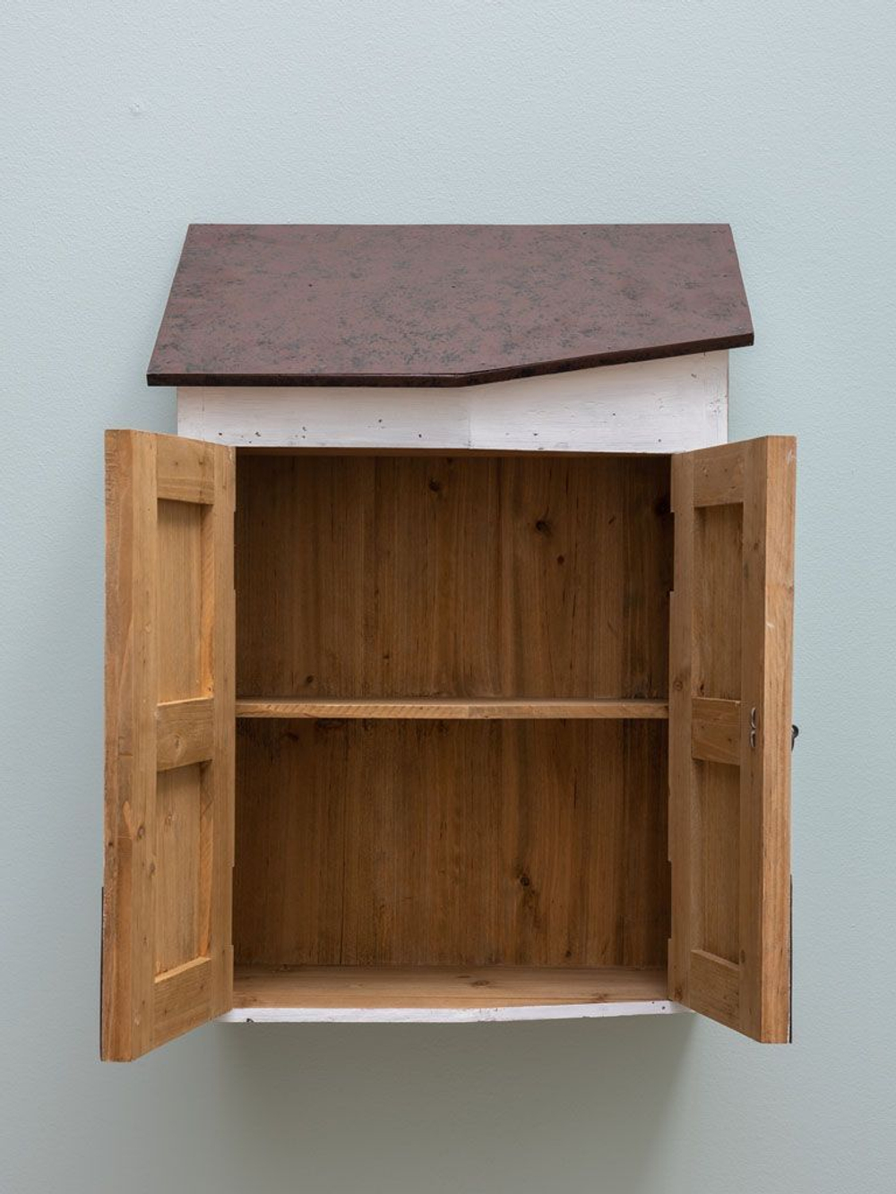 Шкафчик "Домик" 56х22,5х40см Дерево,металл