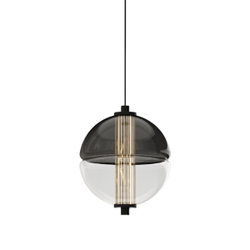 Подвесной светильник MD24022079-1A black/smoky