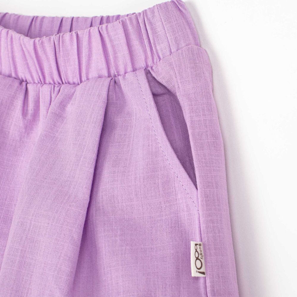 Шорты хлопковые "Лаванда" 7+