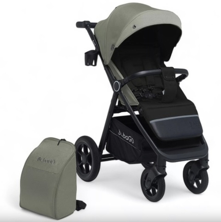 Коляска детская прогулочная BubaGo арт.BG 132-AL-2 MODEL BASS color/ цвет Green/ Зеленый
