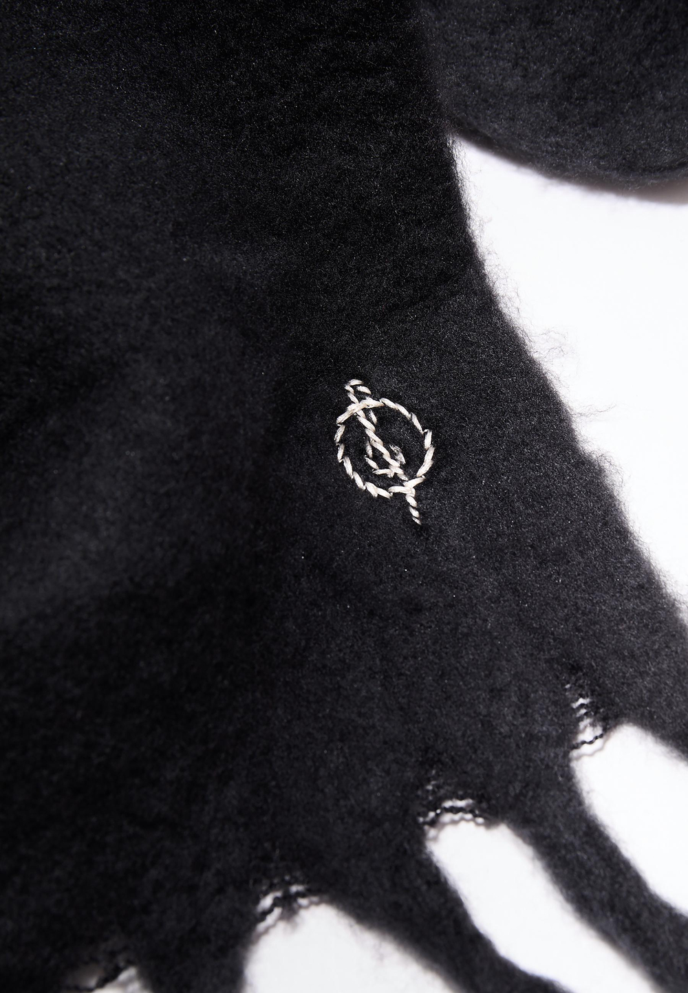 STRADIVARIUS Базовый шарф, черный