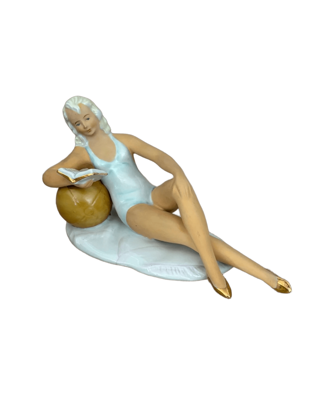 Фарфоровая статуэтка "Пляжница" Wagner & Apel