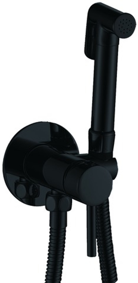 Смеситель с гигиеническим душем HAIBA HB5511-7 черный