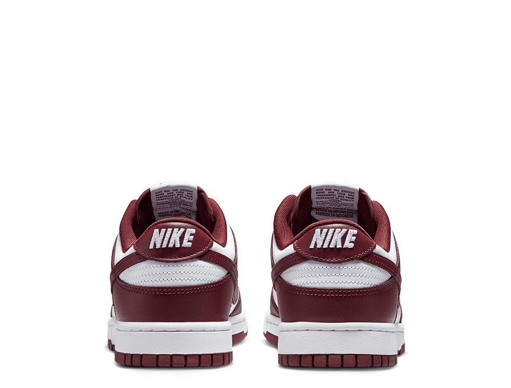 Баскетбольные кроссовки Nike Dunk Low Retro White/Redwood-Gym Red shoes