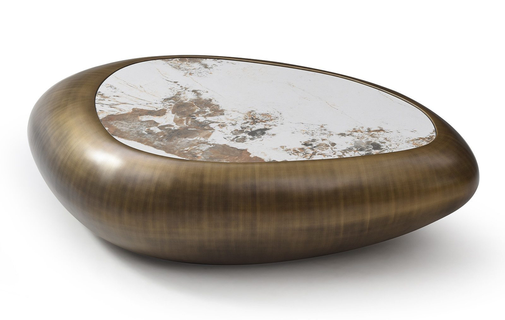 Стол журнальный TG-1156C PANDORA матовая бронза