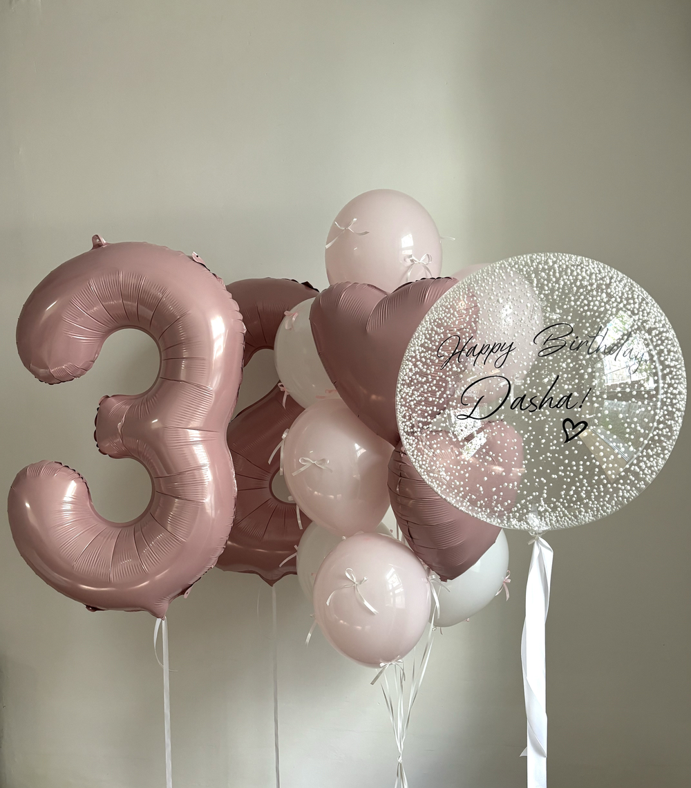 Набор для Девушки 35 розовый с бантиками