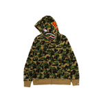 A Bathing Ape Bathing Ape Sweatshirts Cardigan Moderate No Fleece Lined Zip Closure 1m30 115 008 зеленый