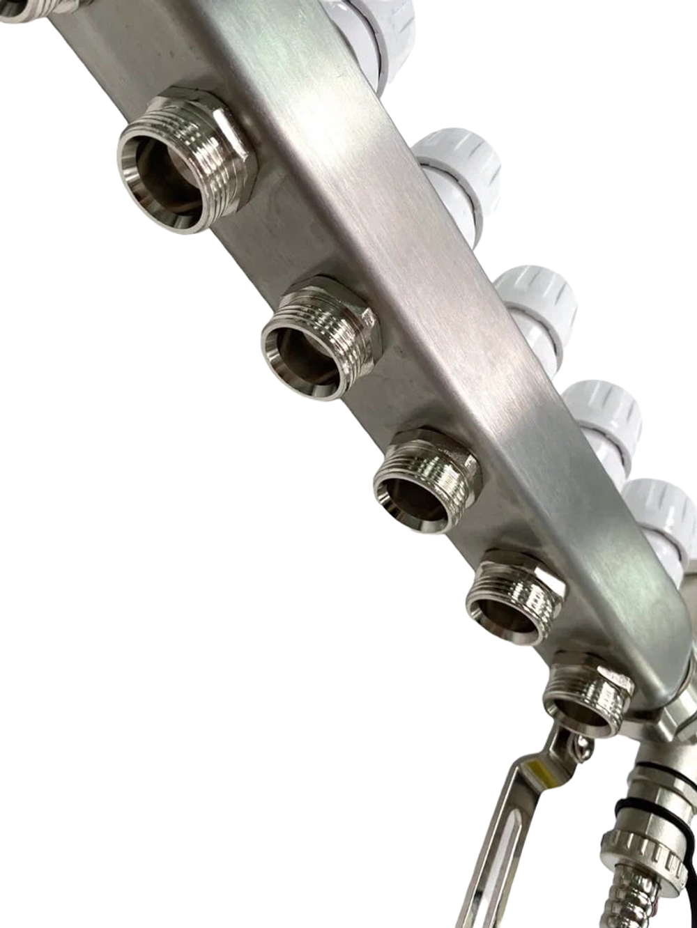 Коллекторная группа с расходомерами  Grema 1*3/4  9 вых. (НЕРЖ)