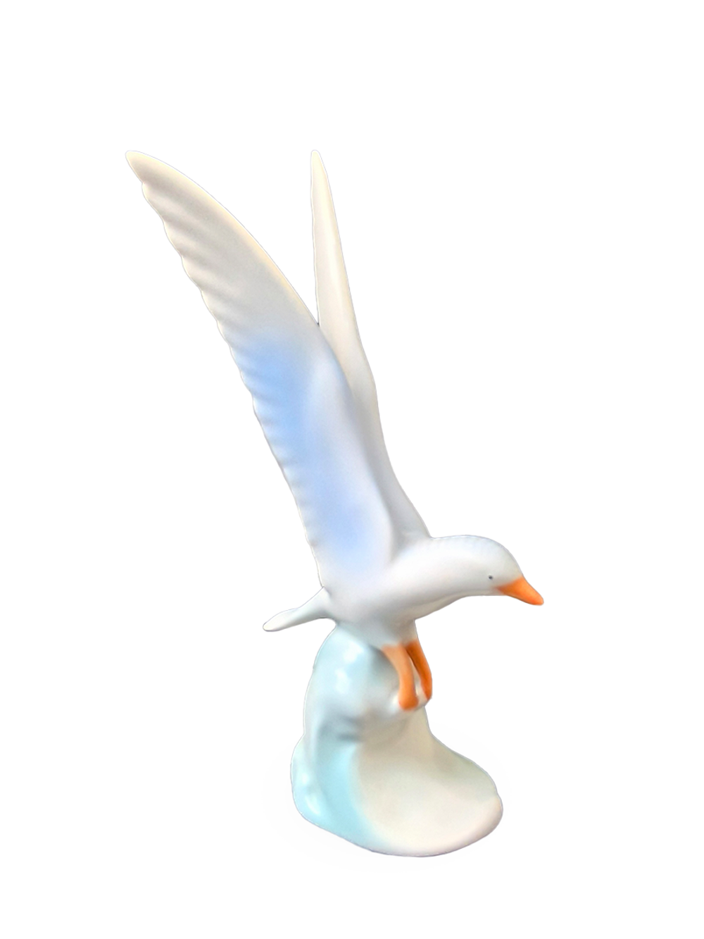 Фарфоровая статуэтка "Чайка" Hollóháza