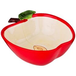 БЛЮДО ДЛЯ ЗАПЕКАНИЯ "ЯБЛОКО" 600 МЛ. 19*16,5 СМ. ВЫСОТА=6 СМ. КОЛЛЕКЦИЯ "IL RACCOLTO" (КОР=24ШТ.)