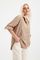 Qadın üçün uzun qollu bej köynək TWOAW20GO0107