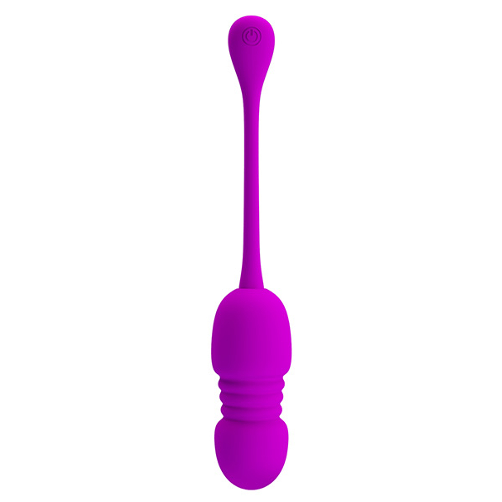 Лиловое виброяйцо с поступательными движениями Pretty Love Egg Vibrator Callieri Purple BI-014892