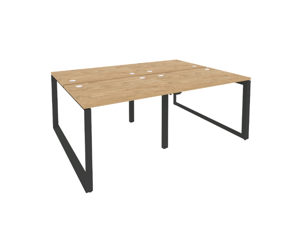 Рабочая станция на О-образном металлическом каркасе 4 места 1475 Onix