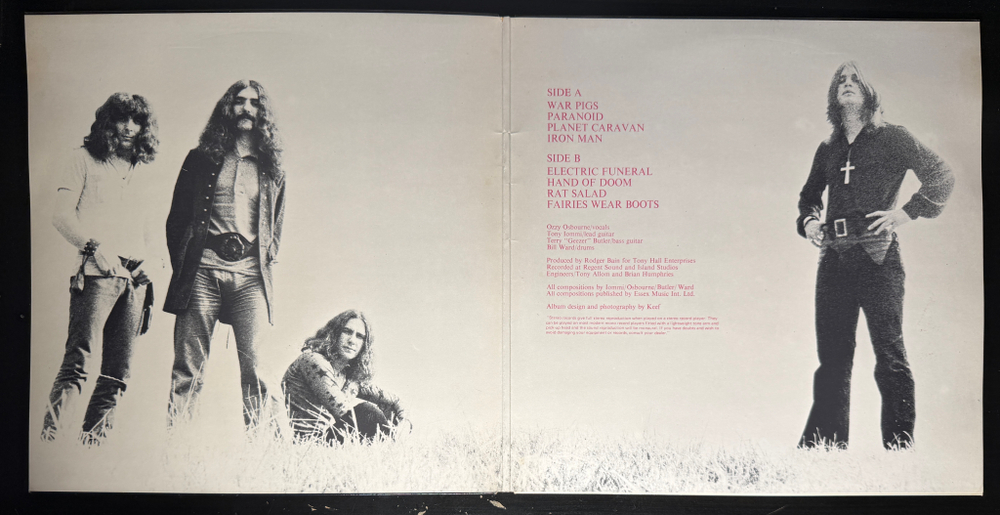 Black Sabbath - Paranoid (Швеция 1980г.)