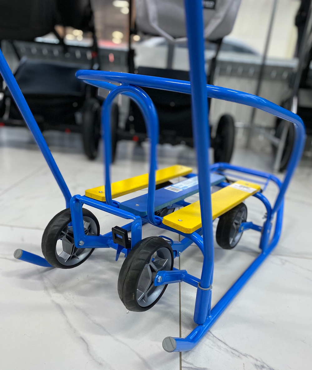 Санки детские «Ветерок 7 универсал» цвет: голубой (арт. В7У/Г2)