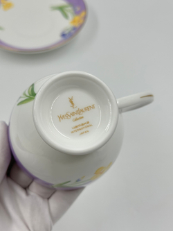 Чайная пара с ирисами Yves Saint Laurent