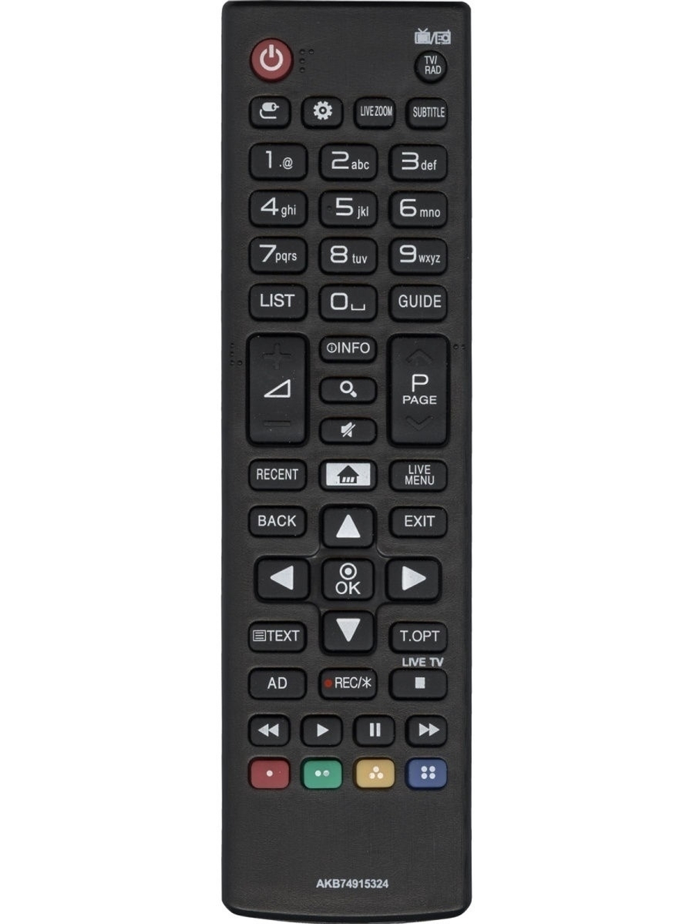 Пульт AKB74915324 для телевизоров LG