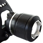 Фонарь Налобный YM-BL2199RW / HT-193-3 Линза большая + красн.свет 4 режим. 2х18650 USB-C