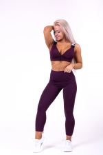 ЛОСИНЫ NEBBIA LACE-UP 7/8 LEGGINGS 661 BURGUNDY