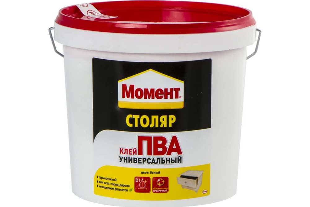 Клей столярный водно-дисперсионный Момент Столяр ПВА Универсал 3 кг