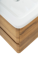 Тумба подвесная с керамической раковиной BelBagno ALBANO-CER-600-2C-SO-RR