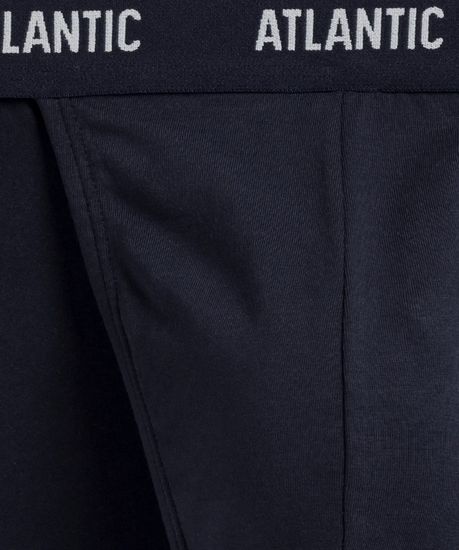 Мужские трусы (3шт) слипы танга Atlantic 3MP-1576, темно-бежевый + темно-синий + темно-голубой