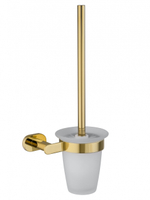 Туалетный ершик в комплекте WONZON & WOGHAND FIRST, Глянцевое золото (WW-8429-LG)