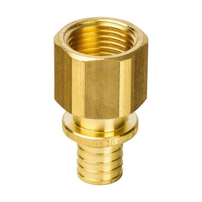 Переход на внутреннюю резьбу STOUT - 16 x 1/2" (для труб из сшитого полиэтилена)