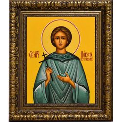 Павел Кузовков мученик. Икона на холсте.