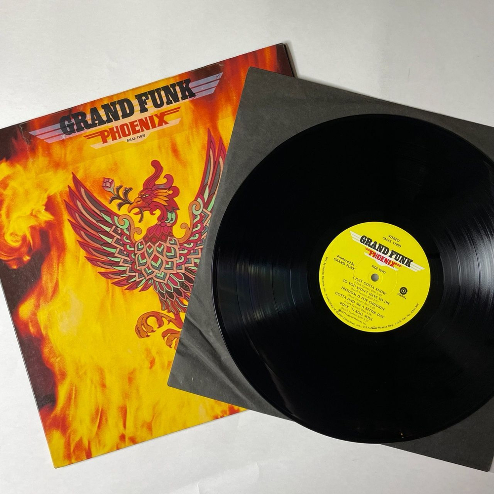 Винтажная виниловая пластинка LP Grand Funk Phoenix (USA 1972)