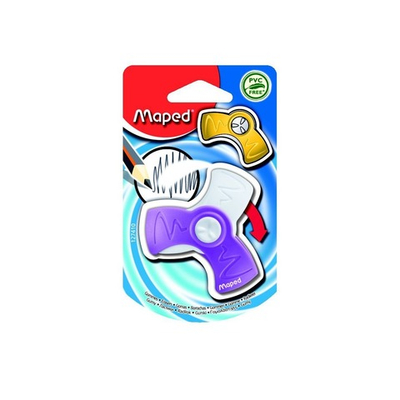 Ластик Maped Spin фигурный, каучук, в футляре 127410