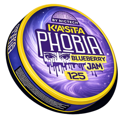KASTA PHOBIA BLUEBERRY JAM (125 МГ) - ЧЕРНИЧНЫЙ ДЖЕМ