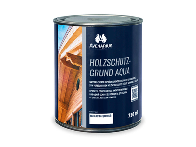 Avena Holzschutz-Grund Aqua — водная антисептическая грунтовка для древесины