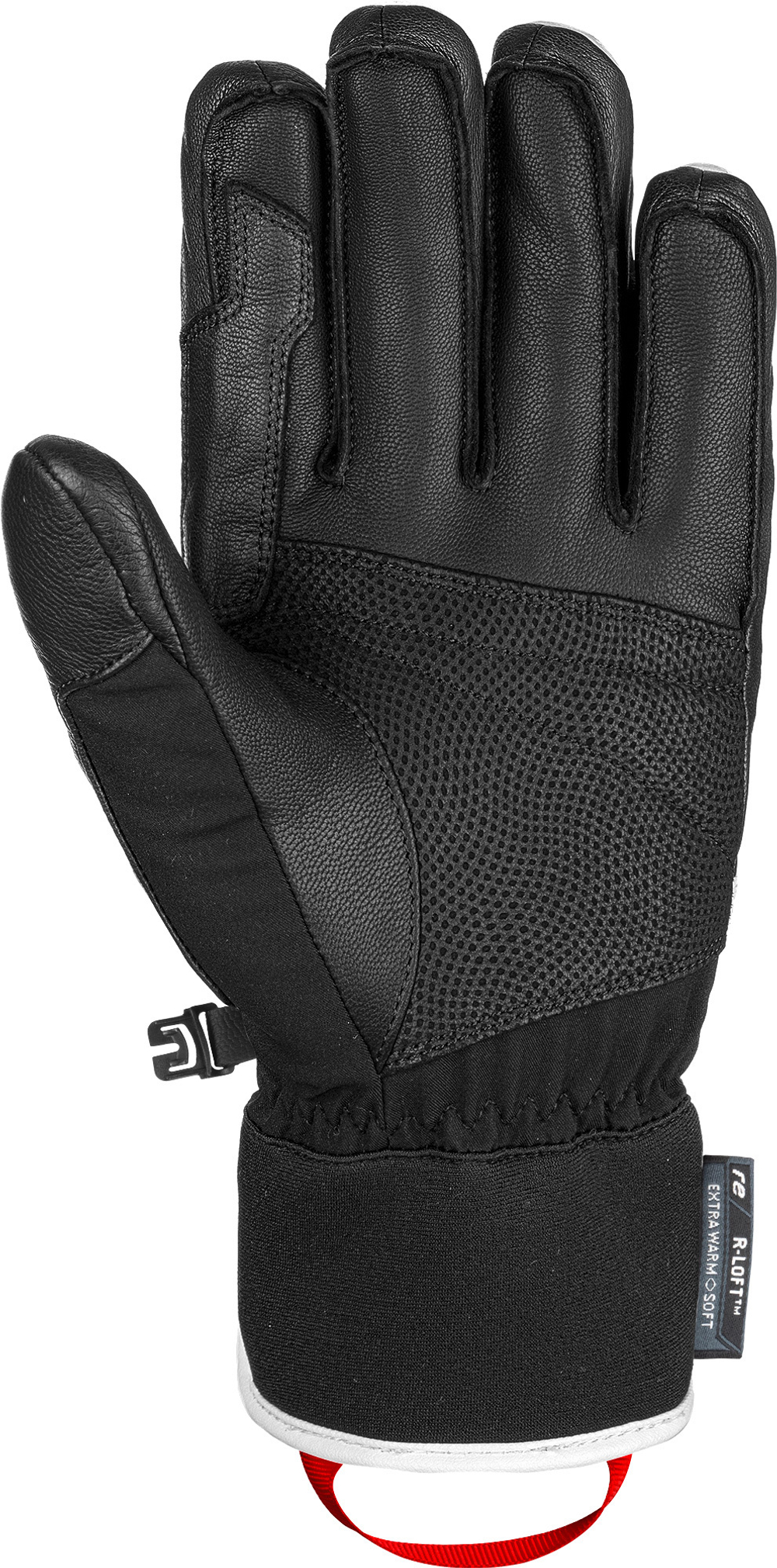 REUSCH перчатки горнолыжные  6001110_7745 Profi SL Black/White/Fire Red