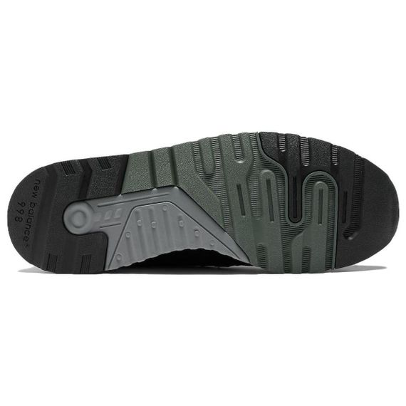 New Balance NB 998 Бежевые кроссовки Низкие Черно-серые Мужские