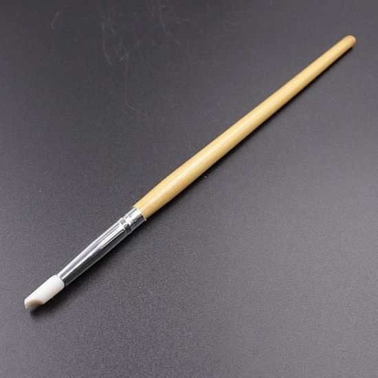 Кисть для дизайна силиконовая (вогнутая)