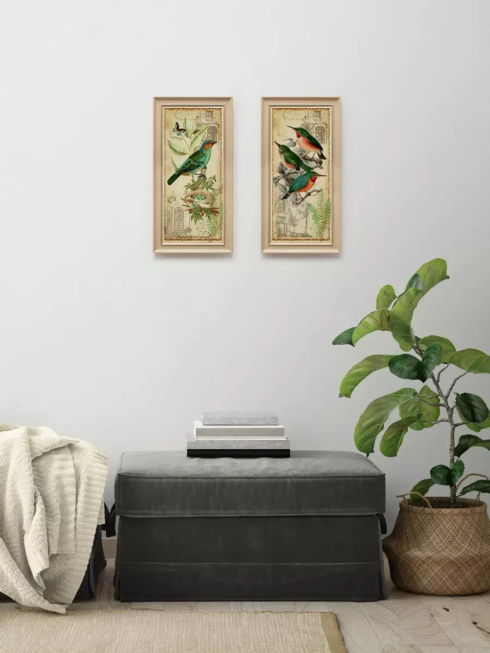 Картина на стену интерьерная на холсте 26*50 см