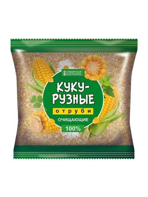 Сибирские отруби "Кукурузные" очищающие 180 г