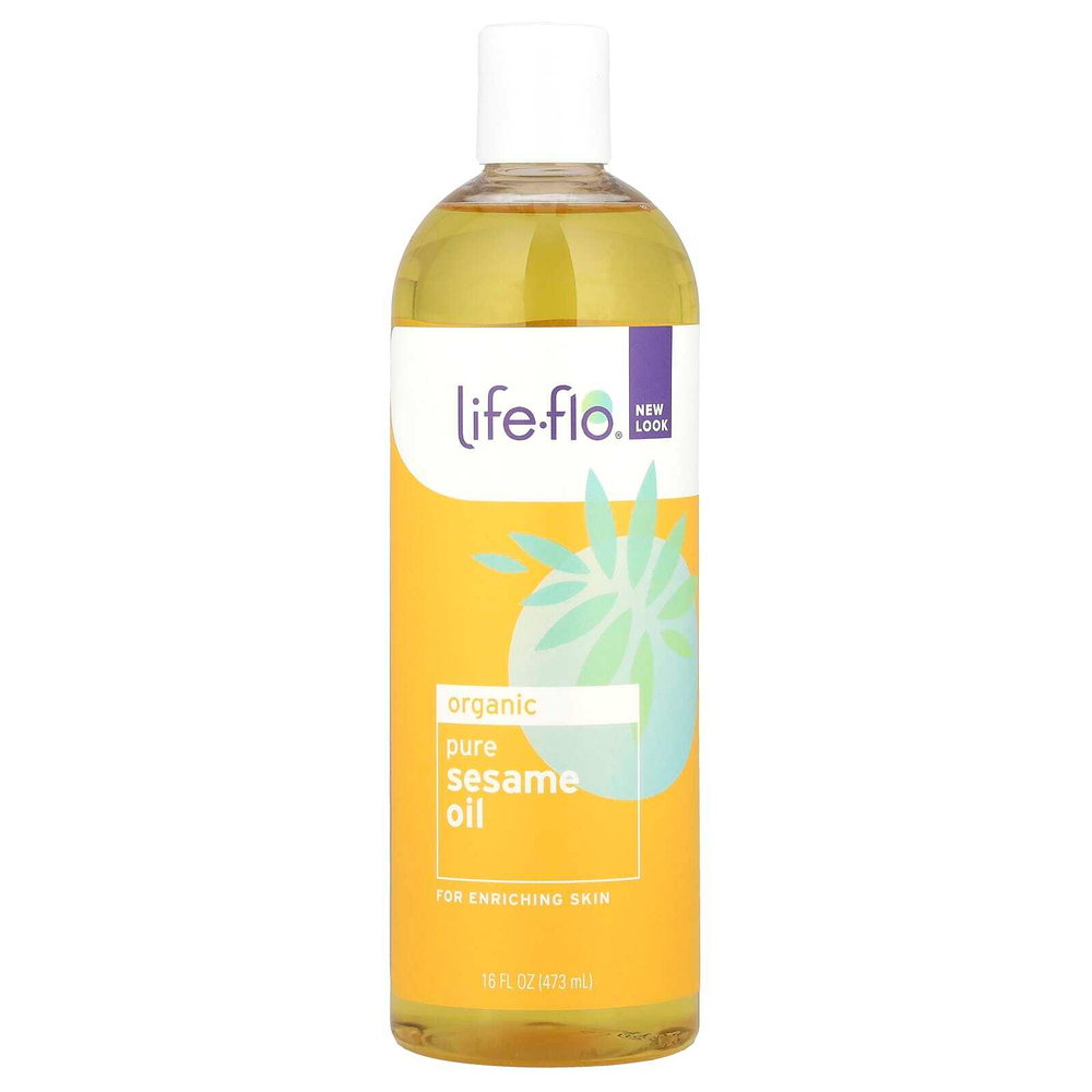 Life-flo, Чистое кунжутное масло для ухода за кожей, 473 мл (16 жидких унций)