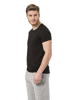 Футболка мужская с круглым вырезом черный