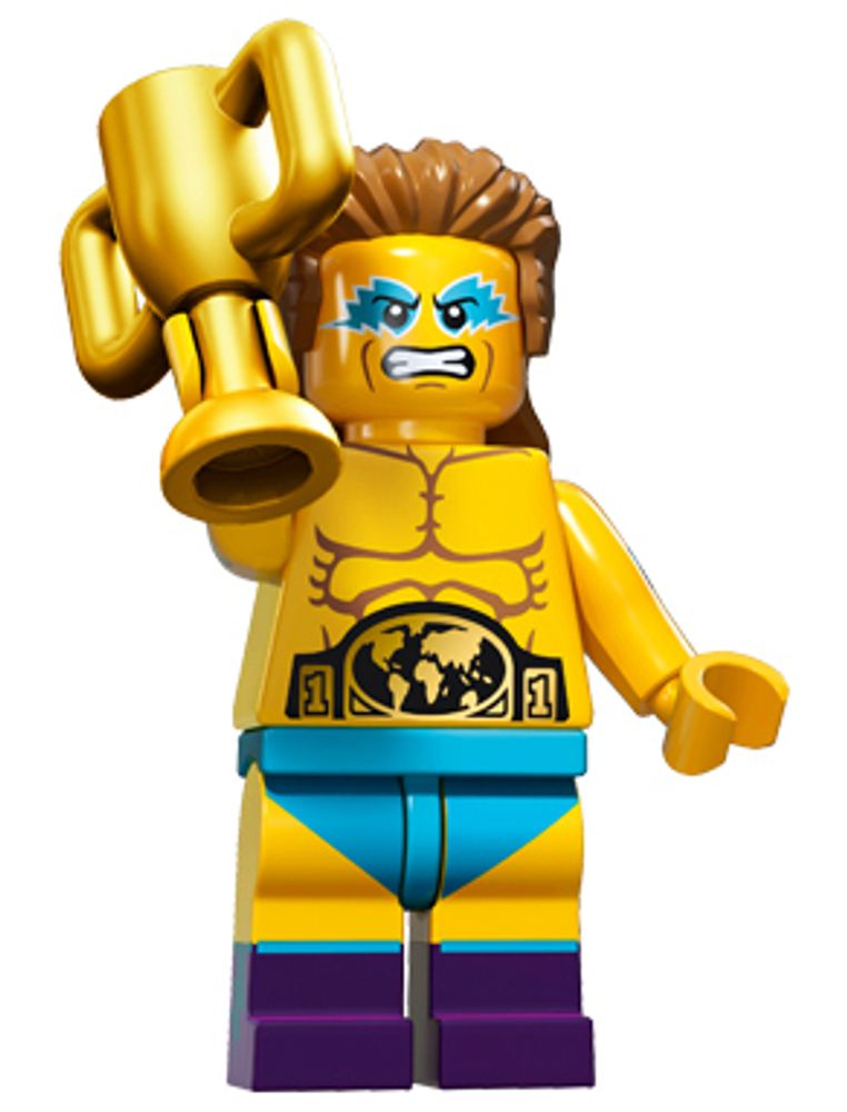 Минифигурка LEGO    71011 - 14   Чемпион по борьбе
