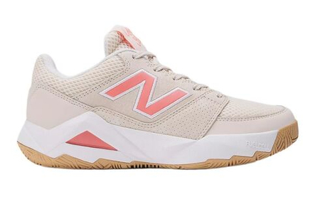 Женские Кроссовки теннисные New Balance Coco Delray - bisque/urgent red