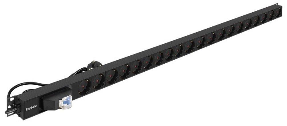 Блок розеток  Exegate PDU-V201 Al-20S-EU3-1P