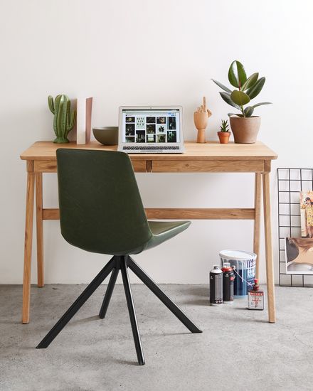 Рабочий стол Jakes 120x70 натуральный шпон Испания 