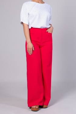 Брюки женские 3679ЛП, красный #38К023679ЛП